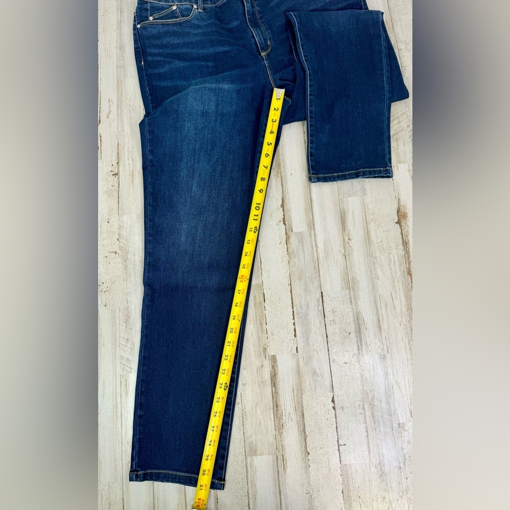 CHICO’S The Platinum Jeggings 3 Blue Denim Slim Tapered Fit NWT - Picture 7 of 10
